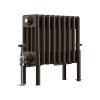 Bern 300 x 425mm Traditional Black Copper Horizontal Four Column Radiator