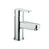 Tiber Modern Mono Basin Mixer Tap - Chrome