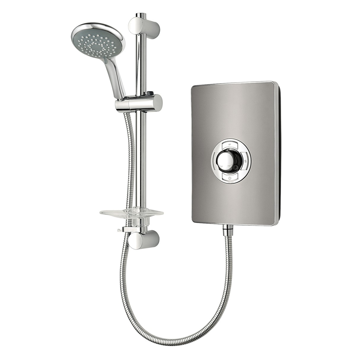 Triton Aspirante 9.5kW Electric Shower - Gunmetal ASP09GUNMTL