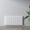 Carisa Plata 600 x 1190mm White Designer Aluminium Radiator