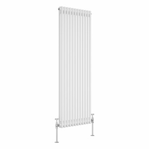 Bern White Vertical Column Radiator - Choice Of Sizes