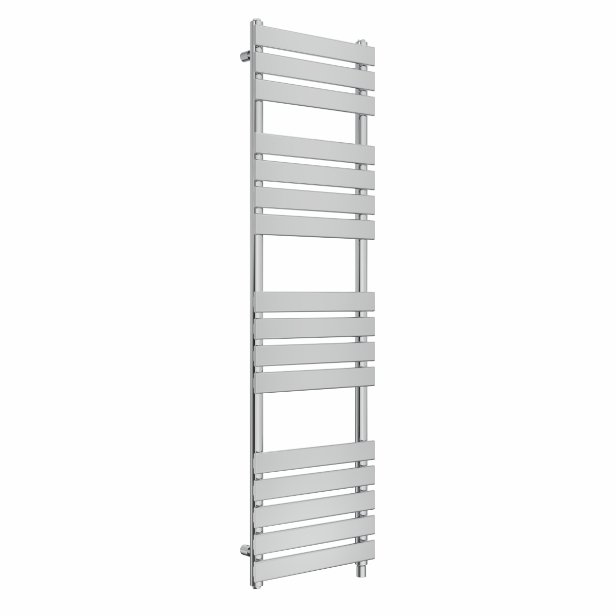 Juva 1600 x 450mm Chrome Flat Panel Simple Electric Heated Towel Rail