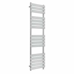 Juva 1600 x 450mm Chrome Flat Panel Simple Electric Heated Towel Rail