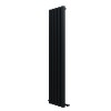 Carisa Otto 1800 x 395mm Anthracite Designer Aluminium Radiator
