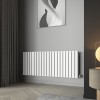 Karlstad 600 x 1430mm White Single Horizontal Flat Panel Designer Radiator