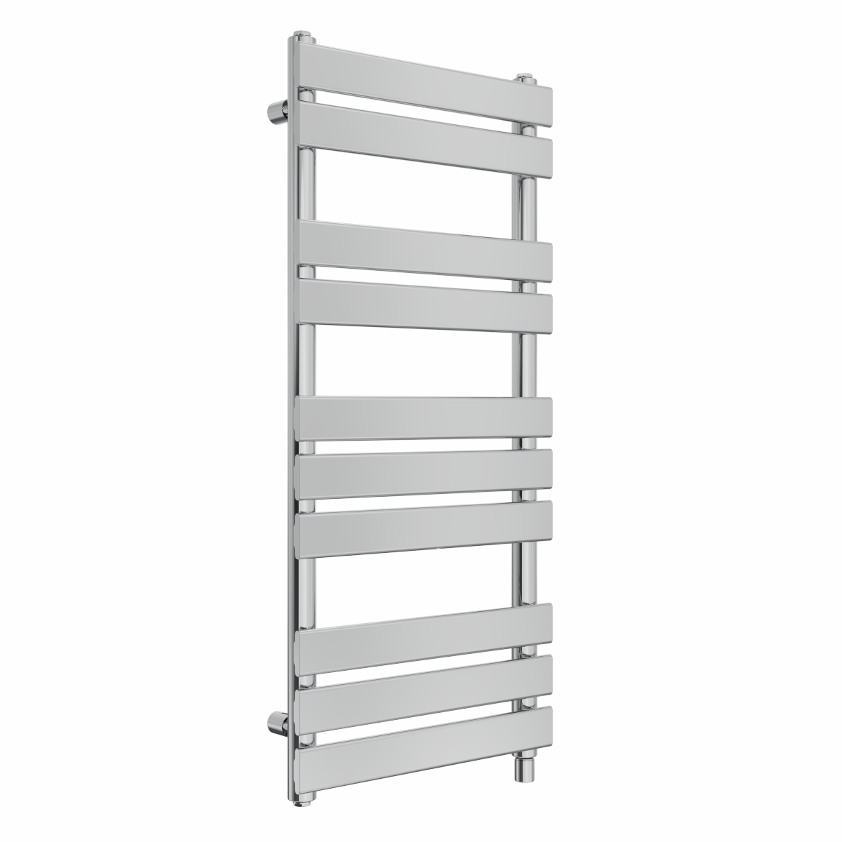 Juva 1000 x 450mm Chrome Flat Panel Simple Electric Heated Towel Rail