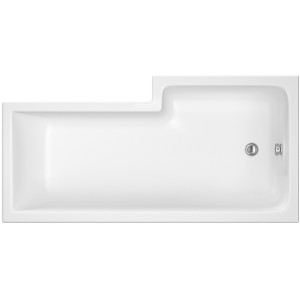 Leyland 1700 x 850mm L shape Bath Left Handed