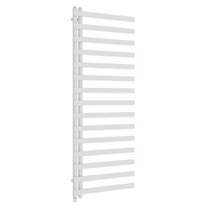 Kemi 1600 x 600mm White Simple Electric Heated Towel Rail