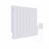Bismo Oil Filled WiFi Electric Radiator - White - 575 x 695mm - 1500W