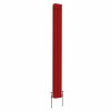 Bern 1800 x 200mm Traditional Signal Red Triple Vertical Column Radiator