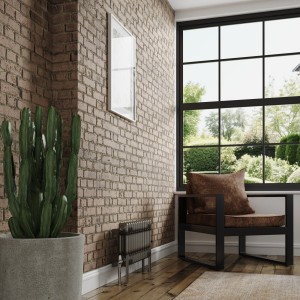 Bern Raw Metal Horizontal Column Radiator - Choice of Size