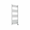 Bergen 1400 x 600mm Straight Chrome Thermostatic Touch Control Electric Heated Towel Rail