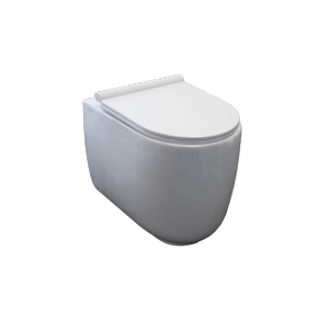 Cordoba Back To Wall Toilet & Soft Close Seat White