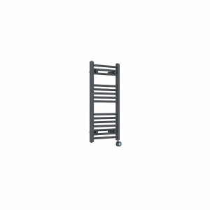 Bergen 800 x 400mm Straight Anthracite Thermostatic Touch Control Wifi Electric Heated Towel Rail