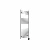 Bergen 1200 x 500mm Straight Chrome Thermostatic Wifi Control Electric Heated Towel Rail