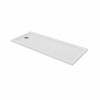 Essentials 1700 x 700mm Rectangle Stone Bath Replacement Shower Tray White