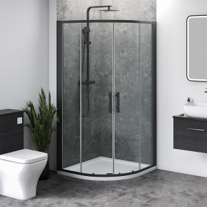 Ai6 Quadrant Shower Enclosure 900mm x 900mm - Black