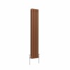 Bern 1500 x 290mm Metallic Bronze Triple Vertical Column Radiator