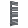 Kristiansund 1380 x 500mm Anthracite Thermostatic Touch Control Electric Heated Towel Rail