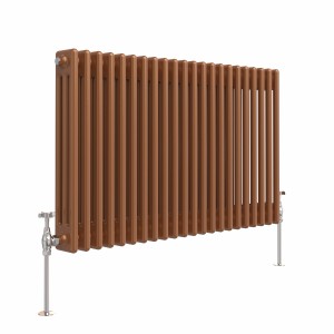 Bern 600 x 1010mm Metallic Bronze Triple Horizontal Column Radiator