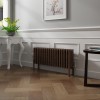 Bern 300 x 830mm Black Copper Four Column Horizontal Traditional Radiator