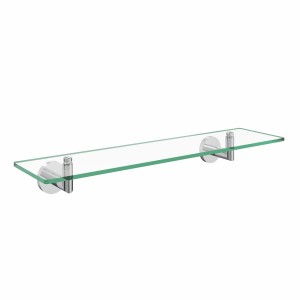 Leith Glass Shelf Chrome
