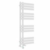 Koli 1200 x 450mm Dual Fuel White Thermostatic Touch Control Wifi Electric Heated Towel Rail