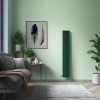 Karlstad 1800 x 274mm Moss Green Double Flat Panel Vertical Designer Radiator