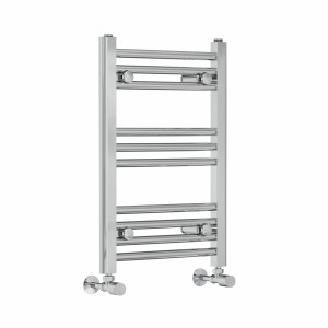 Bergen - Chrome Straight Heated Towel Rail - Choice of Size