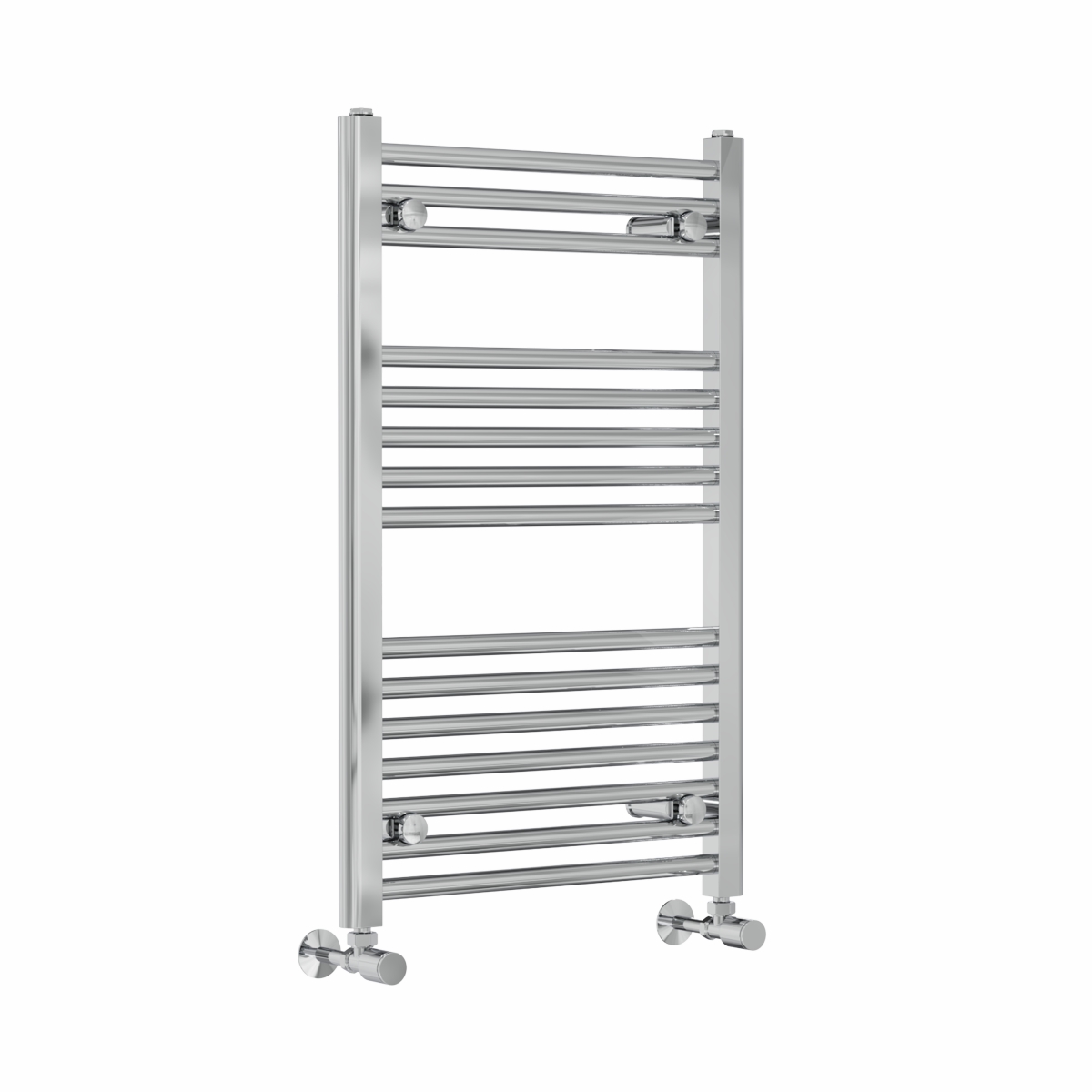 Bergen 800 x 500mm Straight Chrome Heated Towel Rail