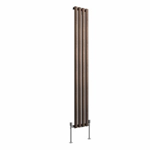 Norden Black Copper Vertical Column Coloured Radiator - Choice of Size