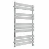 Juva 1000 x 600mm Chrome Flat Panel Thermostatic Touch Control Electric Heated Towel Rail