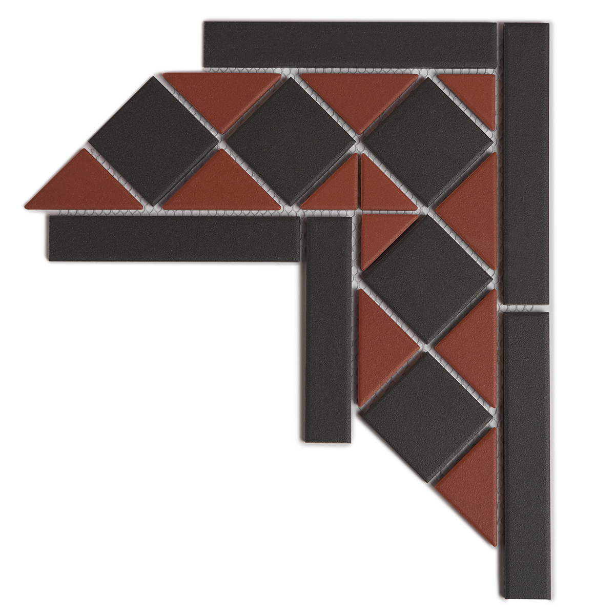 Victorian Red & Black Corner 280x168x6mm  - 20sqm - 20 - Box Qty