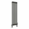 Bern 1500 x 470mm Traditional Raw Metal Double Vertical Column Radiator