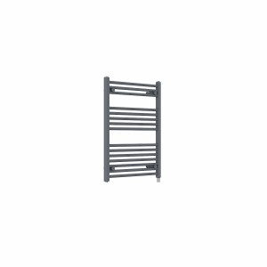 Bergen 800 x 600mm Straight Anthracite Electric Heated Towel Rail