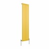Karlstad 1800 x 410mm Zinc Yellow Single Flat Panel Vertical Designer Radiator