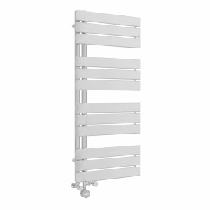 Kristiansund 1126 x 500mm Dual Fuel Chrome Thermostatic Touch Control Electric Heated Towel Rail