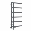 Alesund 988 x 500mm Dual Fuel Anthracite Thermostatic Touch Control Electric Heated Towel Rail