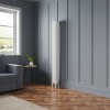 Bern 1800 x 200mm White Four Column Vertical Traditional Radiator