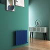 Carisa Tallis 600 x 710mm Navy Blue Designer Aluminium Radiator