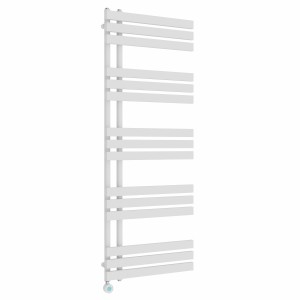 Koli 1600 x 600mm White Thermostatic Touch Control Electric Heated Towel Rail