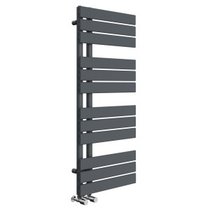 Kristiansund 1126 x 500mm Designer Towel Rail - Anthracite