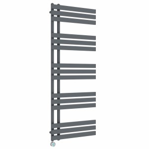 Koli 1600 x 600mm Anthracite Thermostatic Touch Control Electric Heated Towel Rail