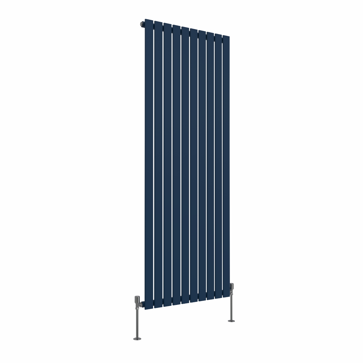 Karlstad 1800 x 682mm Sapphire Blue Single Vertical Flat Panel Designer Radiator