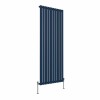 Karlstad 1800 x 682mm Sapphire Blue Single Flat Panel Vertical Designer Radiator