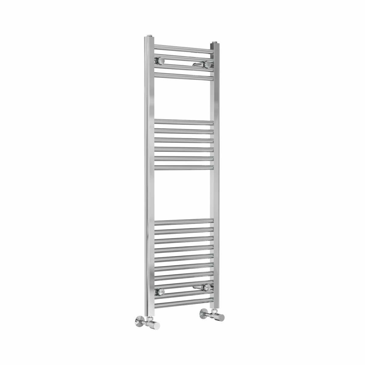 Bergen 1200 x 400mm Straight Chrome Heated Towel Rail