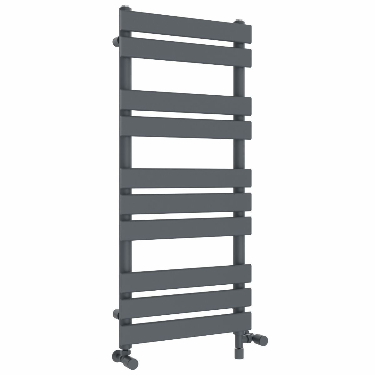 Juva 1000 x 450mm Dual Fuel Sand Grey Flat Panel Simple Electric Heated Towel Rail