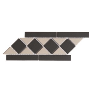 Victorian White & Black Border 264x118x6mm - 20sqm - 20 - Box Qty