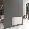 Carisa Angers 600 x 895mm White Designer Aluminium Radiator