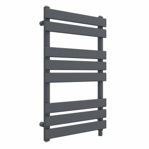 Juva 800 x 500mm Sand Grey Flat Panel Simple Electric Heated Towel Rail